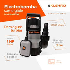 BOMBA SUM KUSHIRO 1HP A.SUC