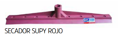 SECADOR ROJO GOMA 80CM