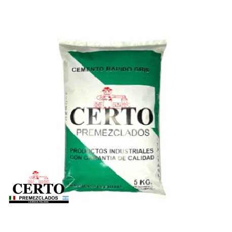 CEMENTO RAPIDO GRIS 4 KG