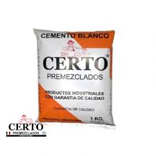 CEMENTO COMUN BLANCO 1 KG