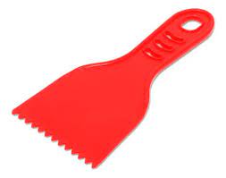 ESPATULA PLASTICA 75MM RAYADA