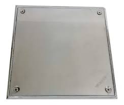 TAPA ACERO INOX 10X10 CIEGA