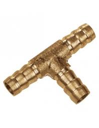 TEE ESPIGA BRONCE P/MANG GAS