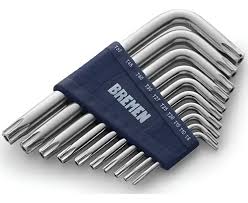 BREMEN JUEGO LLAVE TORX 6906