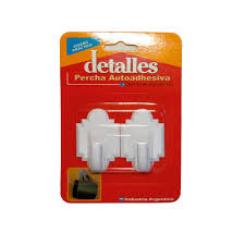 PERCHA AUTOADHESIVA RED X6