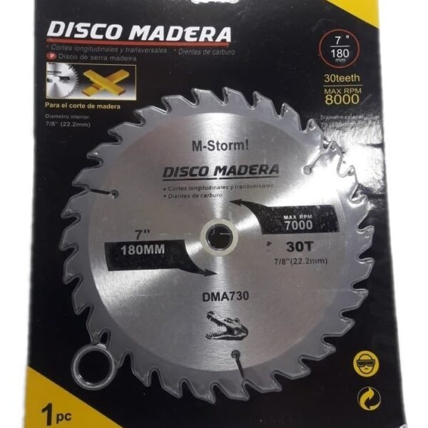 DISCO MADERA 7  30D 4959